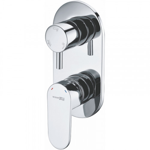 Смеситель для душа WasserKRAFT Dinkel 5871 Хром латунь встраиваемый