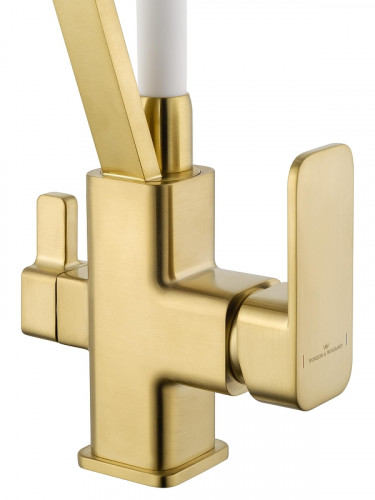 Смеситель для кухни Wonzon &amp; Woghand WW-88458013-BG(MW) цвет Брашированное золото