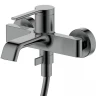 Смеситель для ванны AQUAme Asti AQM6412GM Оружейный металл латунь на стену