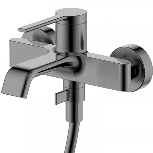 Смеситель для ванны AQUAme Asti AQM6412GM Оружейный металл латунь на стену