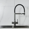 Смеситель для кухни Shevanik S378T цвет Оружейная сталь