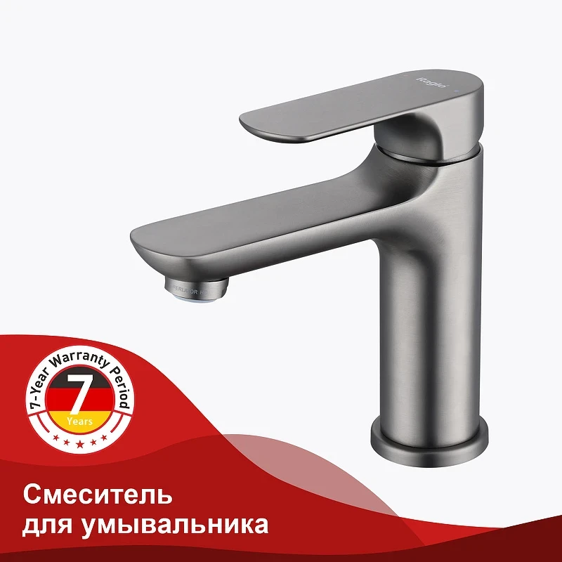 Смеситель для раковины Raglo R03.10.09 Графит матовый латунь