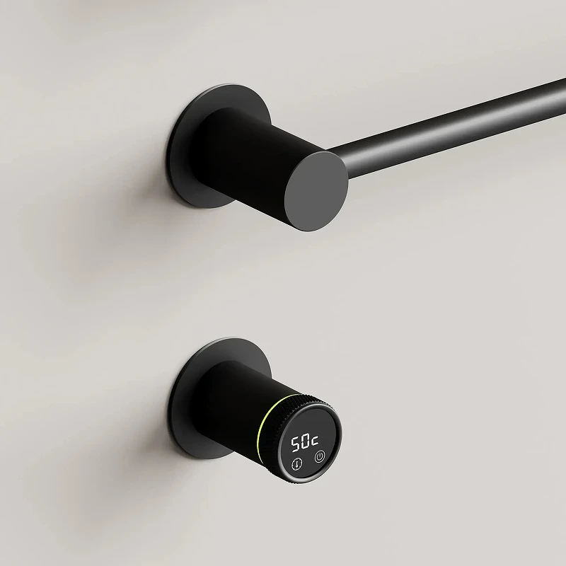 Электрический полотенцесушитель Sancos Linea 66.5х53 SC14001MB цвет Черный матовый