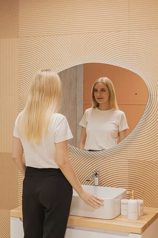 Зеркало Silver Mirrors Lucas TX 70 LED-00002970 с подсветкой с бесконтактным выключателем стекло