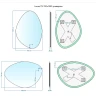 Зеркало Silver Mirrors Lucas TX 70 LED-00002970 с подсветкой с бесконтактным выключателем стекло