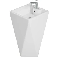 Раковина Laguraty 47 2050W Белая фаянс напольный