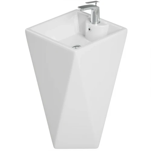 Раковина Laguraty 47 2050W Белая фаянс напольный