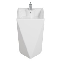 Раковина Laguraty 47 2050W Белая фаянс напольный