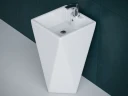 Раковина Laguraty 47 2050W Белая фаянс напольный