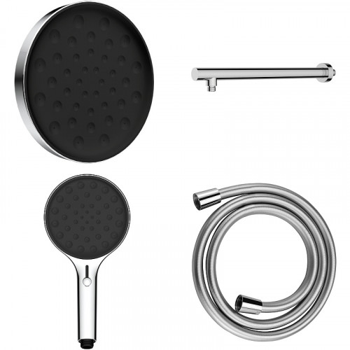 Комплект верхнего и ручного душа Vincea Inspire VSHH-3I2AHCH Хром латунь на стену