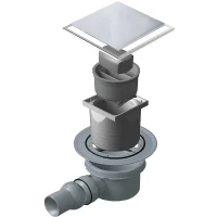 Душевой трап Pestan Confluo Standard 13702568 с двухсторонней решеткой Хром глянцевый / полая под плитку