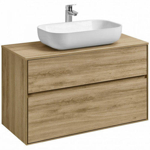 Тумба под раковину Aquaton Либерти 100 1A279601LYC70 подвесная Дуб эльвезия МДФ / ЛДСП