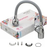 Смеситель для кухни Melodia della vita Ostessa MDV40616Gray Хром Серый латунь