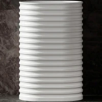 Раковина Abber Stein 58 AS2550-H Белая матовая искусственный камень (литьевой мрамор) напольный