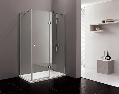 Душевой уголок Cezares Verona 100х90 R VERONA-W-AH-1-100/90-P-Cr-R профиль Хром стекло рифленое
