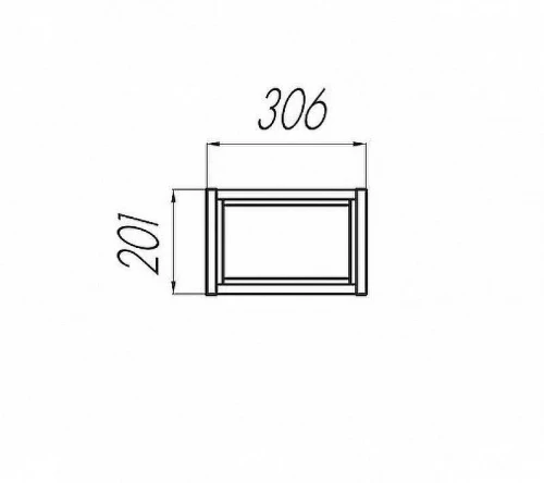 Полка Aquaton Брук 30 1A202603BCDL0 Дуб латте