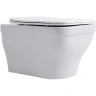 Унитаз Aquanet Elegant Rimless Elegant W LX-1163 280960 подвесной с сиденьем Микролифт фарфор подвесной