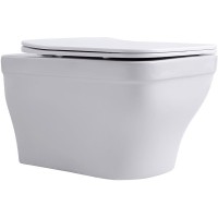 Унитаз Aquanet Elegant Rimless Elegant W LX-1163 280960 подвесной с сиденьем Микролифт фарфор подвесной