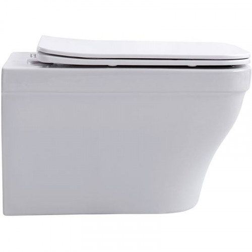 Унитаз Aquanet Elegant Rimless Elegant W LX-1163 280960 подвесной с сиденьем Микролифт фарфор подвесной