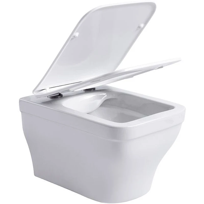 Унитаз Aquanet Elegant Rimless Elegant W LX-1163 280960 подвесной с сиденьем Микролифт фарфор подвесной
