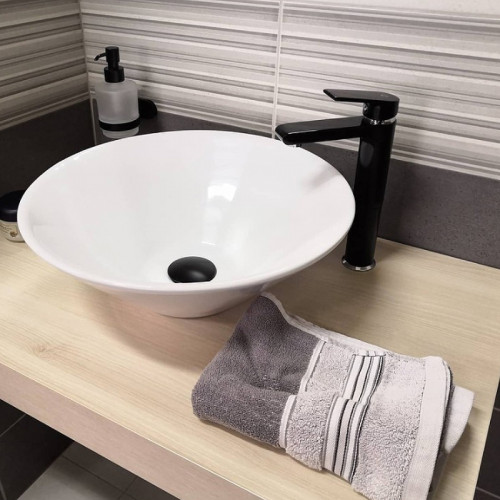 Смеситель для раковины Rav Slezak Colorado CO130.5CMATC Черный матовый Хром