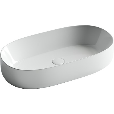 Раковина-чаша Ceramicanova Element 68 CN5022 Белая фарфор накладная