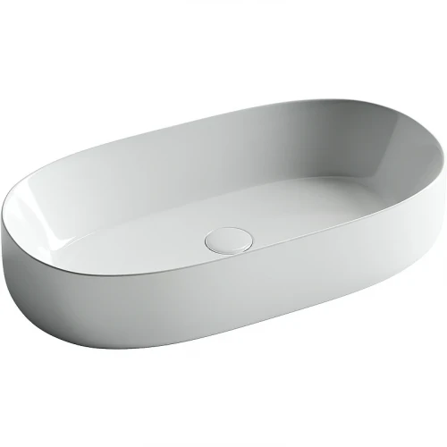 Раковина-чаша Ceramicanova Element 68 CN5022 Белая фарфор накладная