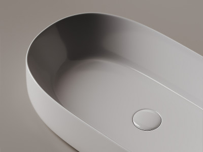 Раковина-чаша Ceramicanova Element 68 CN5022 Белая фарфор накладная