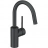 Смеситель для раковины Kludi Bozz 380283976 Черный матовый
