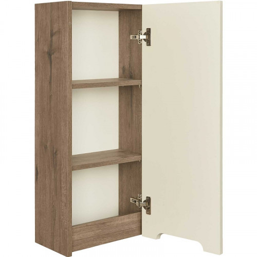 Подвесной шкаф Aquaton Оливия 35 R 1A254703OLVGR Бежевый Дуб велл МДФ / ЛДСП