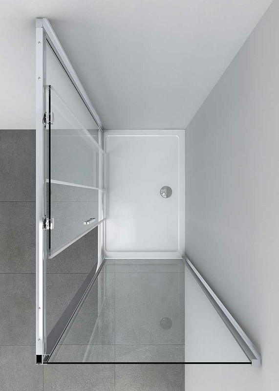 Душевой уголок Vincea Soft 160x90 VSR-3SO9016CL профиль Хром стекло прозрачное