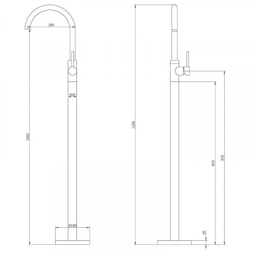Смеситель для раковины Abber Wasser Kreis AF8141NG цвет Никель