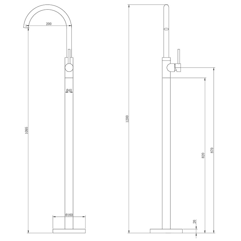 Смеситель для раковины Abber Wasser Kreis AF8141NG цвет Никель