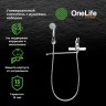 Смеситель для ванны Orange OneLife P02-218cr универсальный Хром на стену