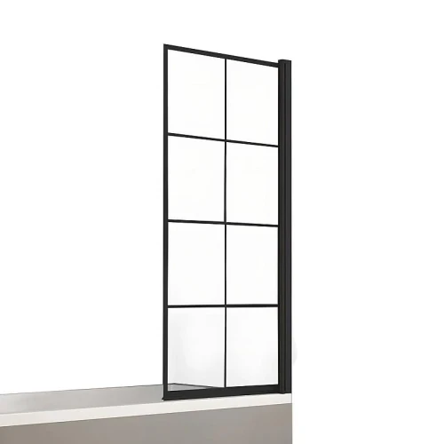 Шторка для ванны New Trendy NEW SOLEO Black x90 P-0048