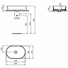 Раковина-чаша Ideal Standard Strada II Oval Vessel 60 T298101 Euro White фарфор накладная