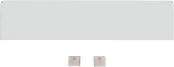 Стеклянная полка Allen Brau Infinity 6.21012-BN цвет Никель брашированный