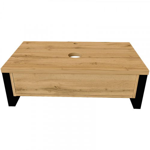 Тумба под раковину 1MarKa Grunge Loft 100П У85844 подвесная Дуб вотан МДФ / ЛДСП