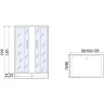 Душевой уголок River Morava XL 120x80 MT 10000008328 с поддоном