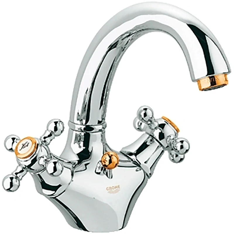 Смеситель для раковины Grohe Sinfonia 21014IG0 Хром Золото
