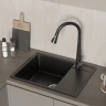 Кухонная мойка Domaci Палермо 65 PR-650-004 цвет Черный