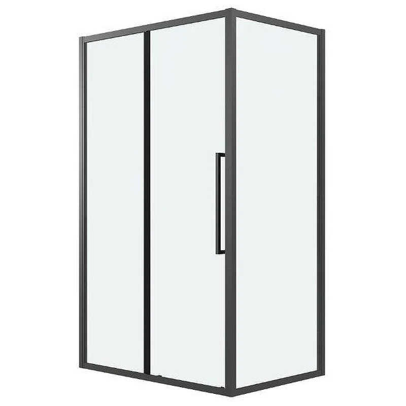 Душевой уголок Grossman Cosmo 110x100 120.K33.02.1110.21.00 профиль Черный матовый стекло прозрачное