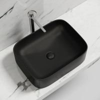 Раковина-чаша Ceramicanova Element 51 CN6052MB Черная матовая фарфор накладная