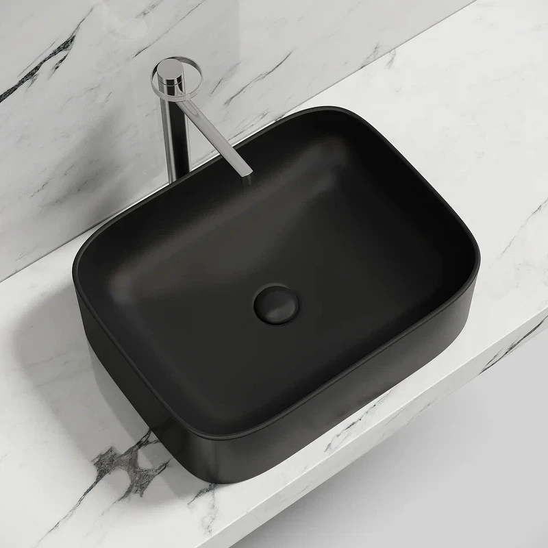 Раковина-чаша Ceramicanova Element 51 CN6052MB Черная матовая фарфор накладная