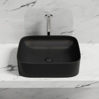 Раковина-чаша Ceramicanova Element 51 CN6052MB Черная матовая фарфор накладная