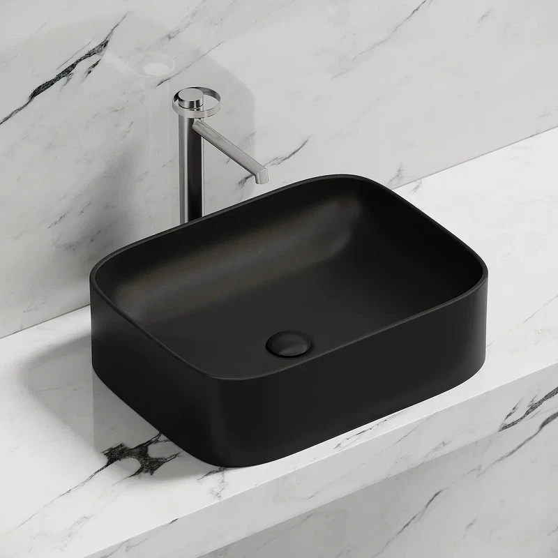 Раковина-чаша Ceramicanova Element 51 CN6052MB Черная матовая фарфор накладная