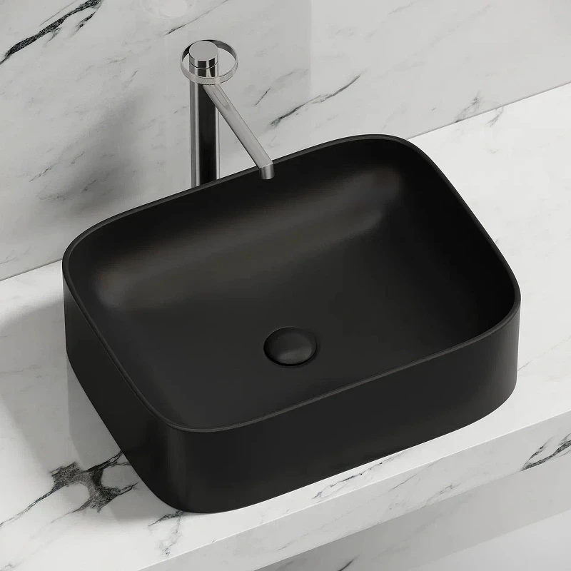 Раковина-чаша Ceramicanova Element 51 CN6052MB Черная матовая фарфор накладная