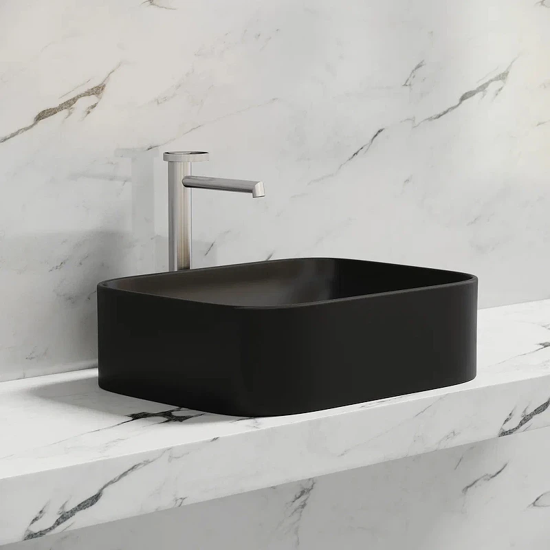 Раковина-чаша Ceramicanova Element 51 CN6052MB Черная матовая фарфор накладная