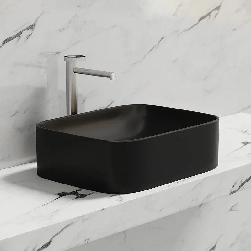 Раковина-чаша Ceramicanova Element 51 CN6052MB Черная матовая фарфор накладная