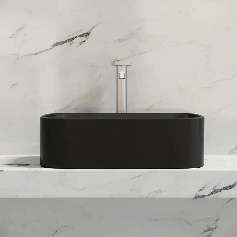 Раковина-чаша Ceramicanova Element 51 CN6052MB Черная матовая фарфор накладная